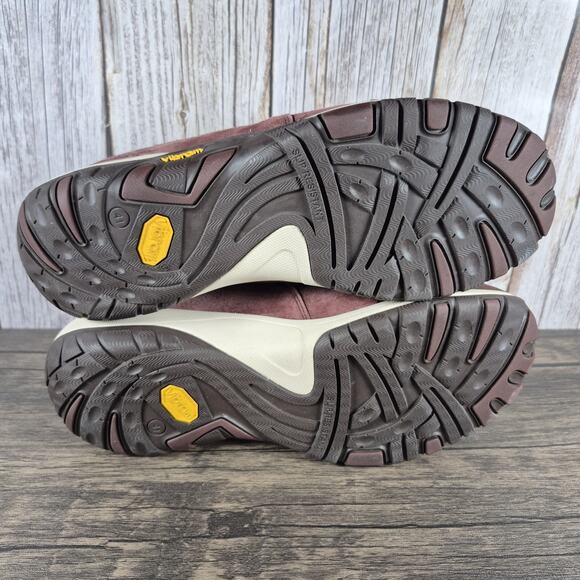 Dansko Paisley Suede Vibram Hiking Shoes Women's Sz 11-11.5 EU41 Maroon (VGC) - Picture 8 of 9